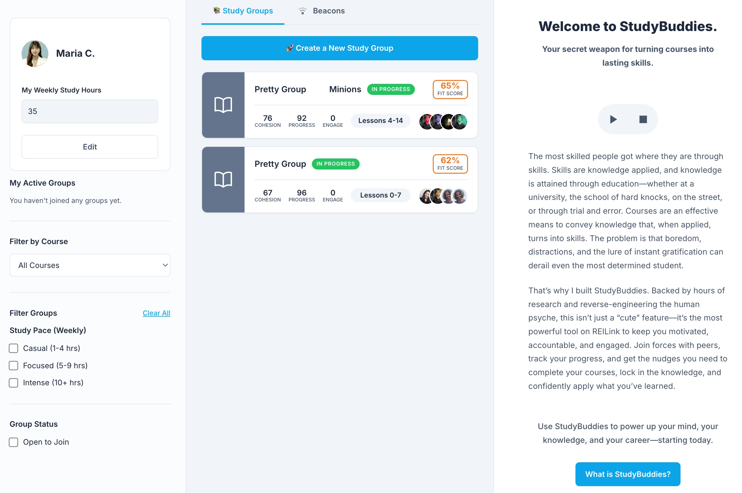 The StudyBuddies™ System